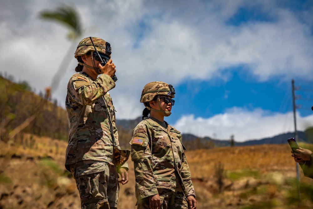 JTF-50's Dedicated Safety Efforts Continue in Lahaina After Wildfire