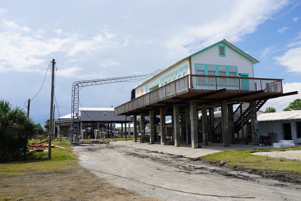 Damage from Hurricane Idalia