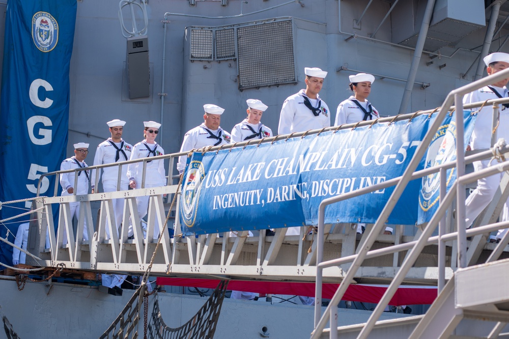 USS Lake Champlain Decommissioning