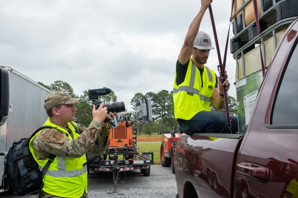 FEMA stages at Maxwell AFB for Hurricane Idalia response