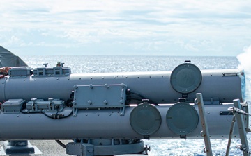 USS Paul Hamilton Torpedo Tube Maintenance