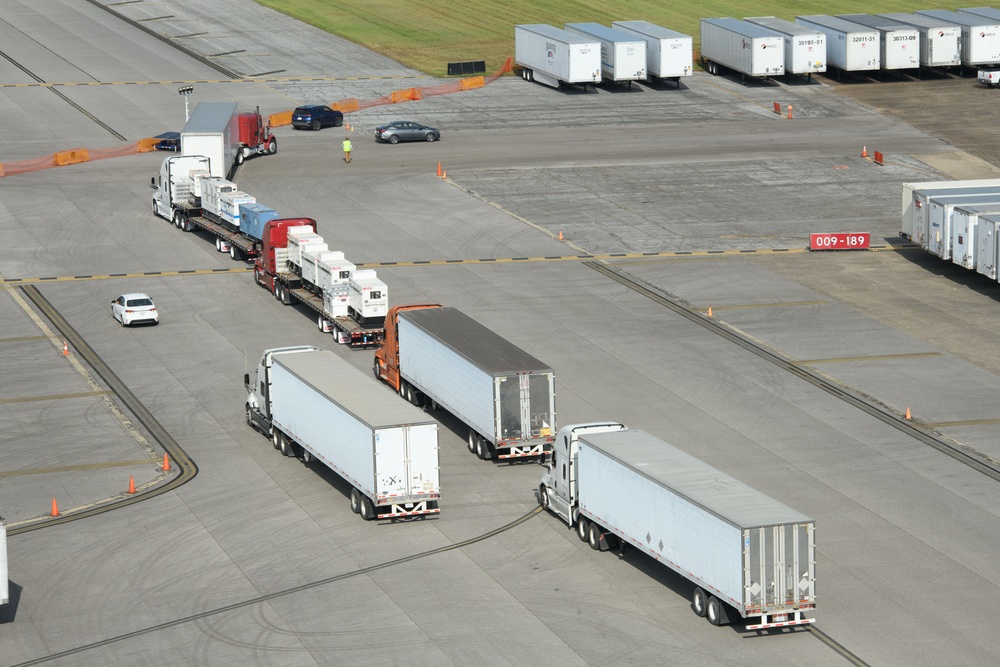 FEMA Staging Area at Maxwell AFB