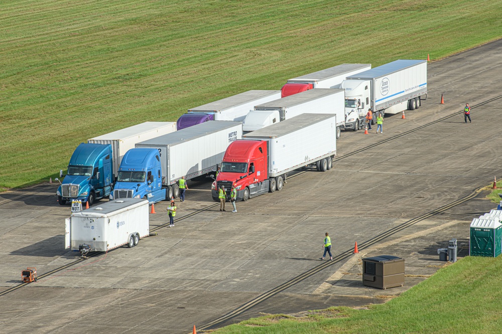 FEMA Staging Area at Maxwell AFB