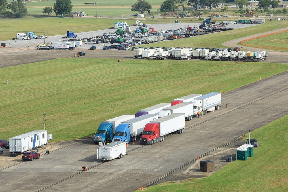 FEMA Staging Area at Maxwell AFB