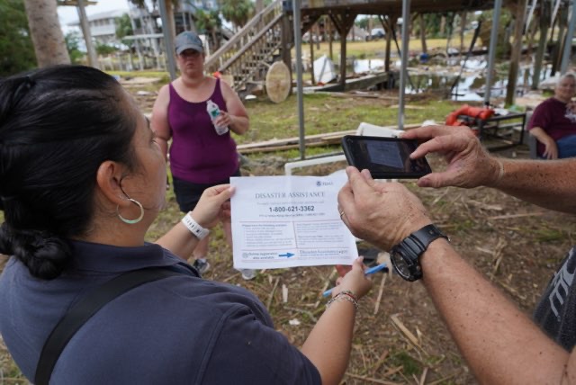 FEMA Disaster Survivor Assistance Teams Aid Hurricane Idalia Survivors