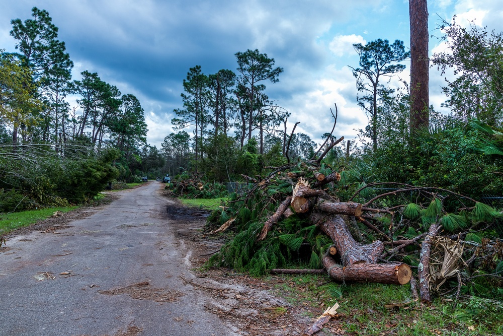 Damage from Hurricane Idalia