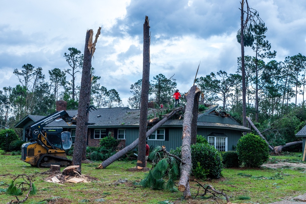 Damage from Hurricane Idalia