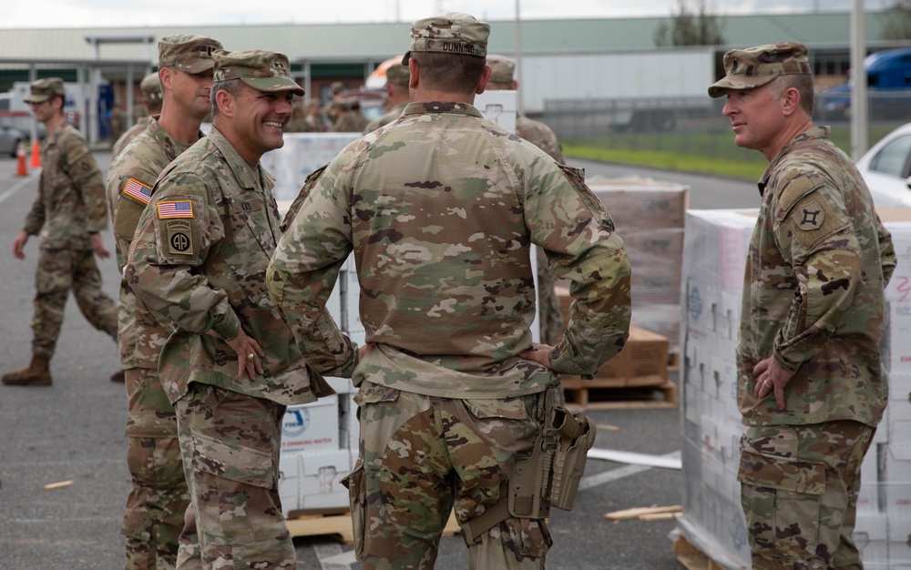 The Adjutant General joins soldiers in assisting civilians recovering from Hurricane Idalia