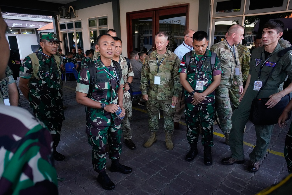 Super Garuda Shield Operational Planning Staff Exercise participants meet their counterparts