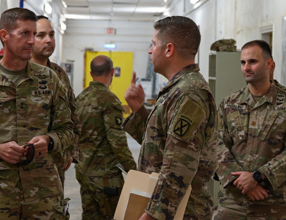 General Visits Al Asad Air Base: Incoming CJTF-OIR Commanding General Vowell Visits AAAB