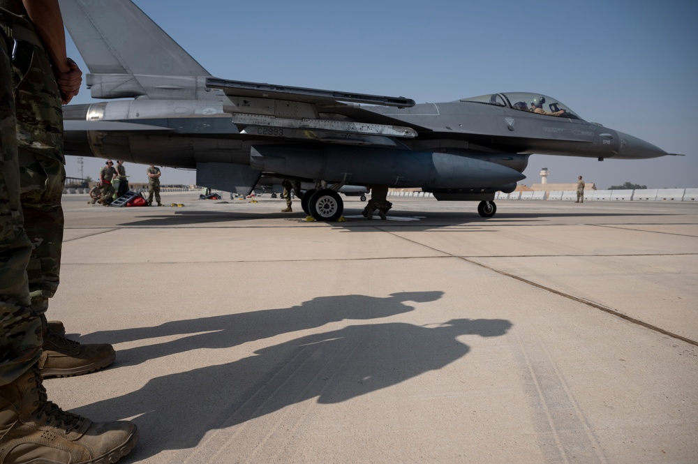 U.S. Air Force F-16s, A-10s participate in Bright Star 23