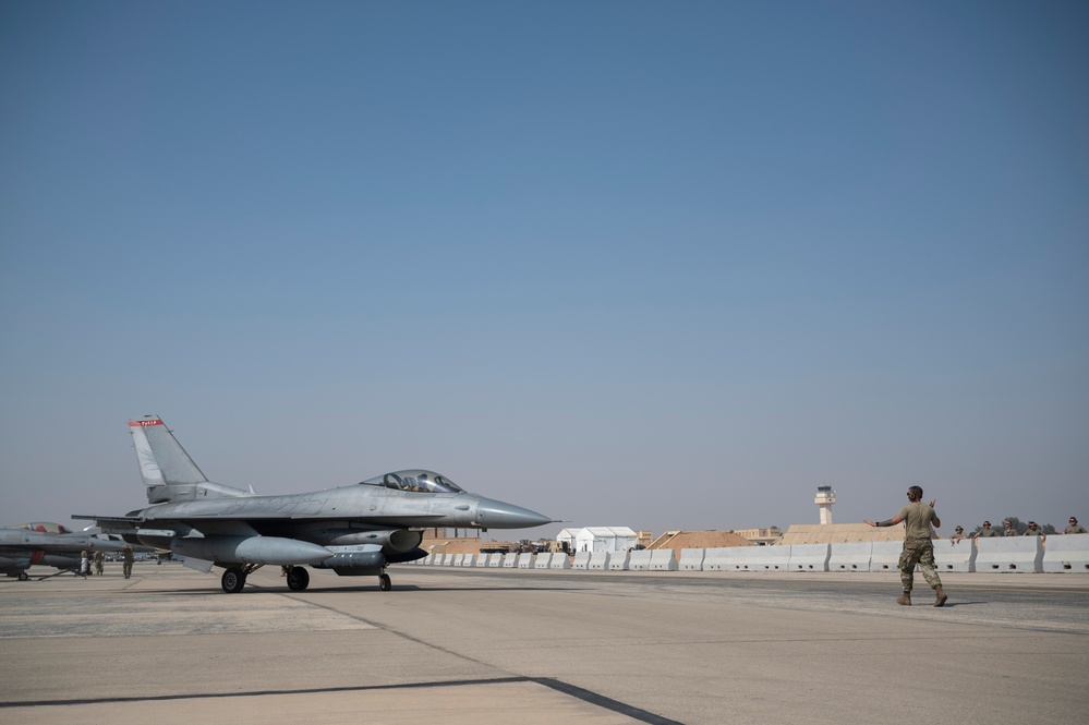 U.S. Air Force F-16s, A-10s participate in Bright Star 23