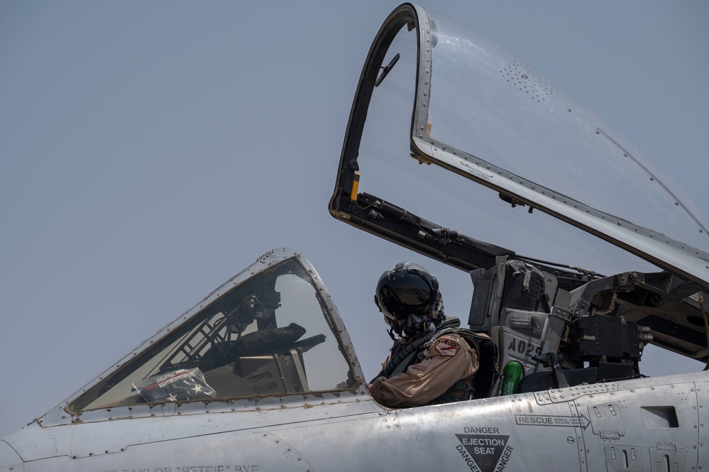 U.S. Air Force F-16s, A-10s participate in Bright Star 23