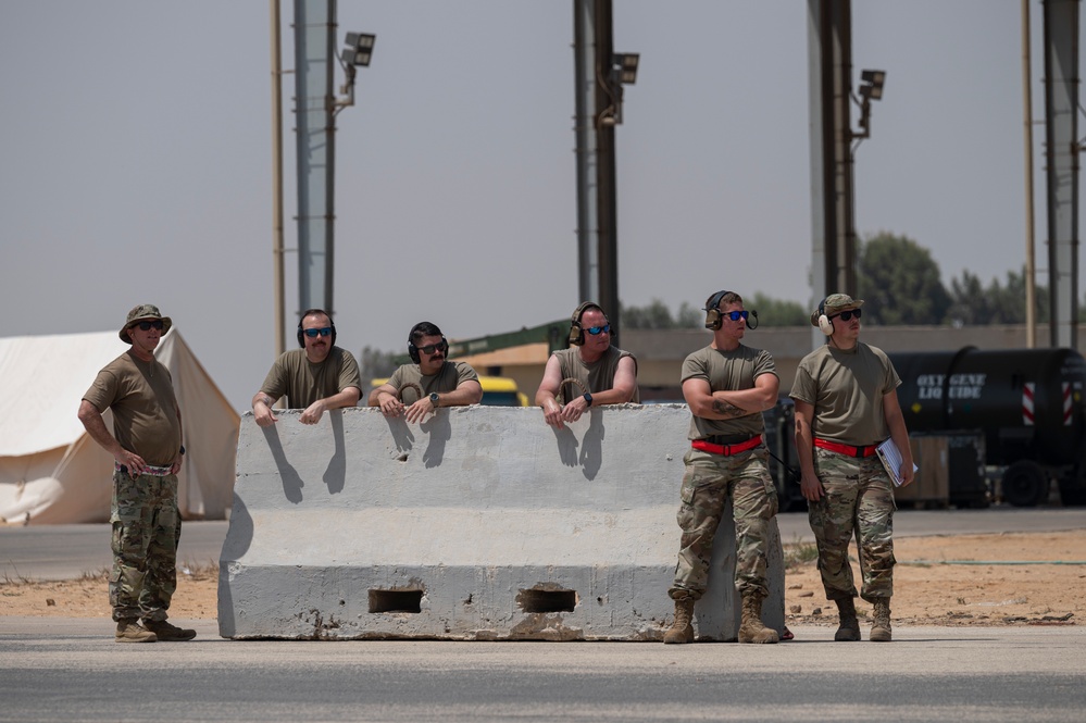 U.S. Air Force F-16s, A-10s participate in Bright Star 23