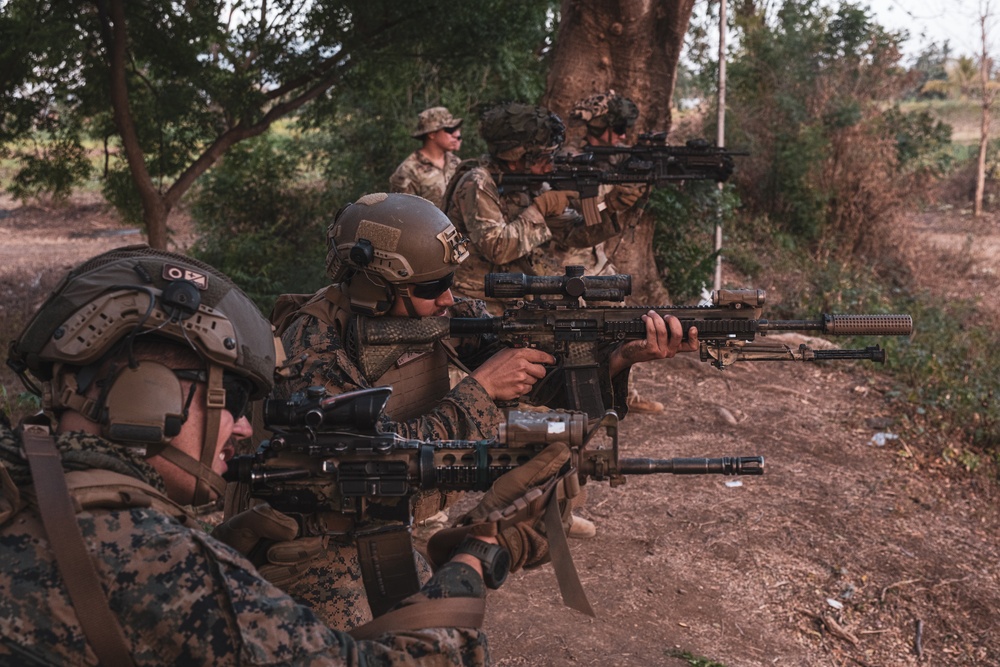 MRF-D Marines conduct live-fire range during Exercise Super Garuda Shield 2023