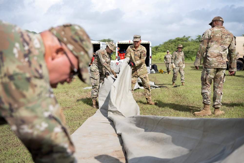 156th MDG Collective Training Exercise at Camp Santiago