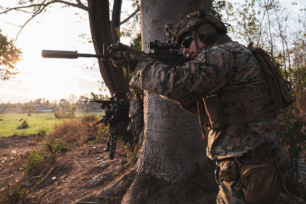 MRF-D Marines conduct live-fire range during Exercise Super Garuda Shield 2023