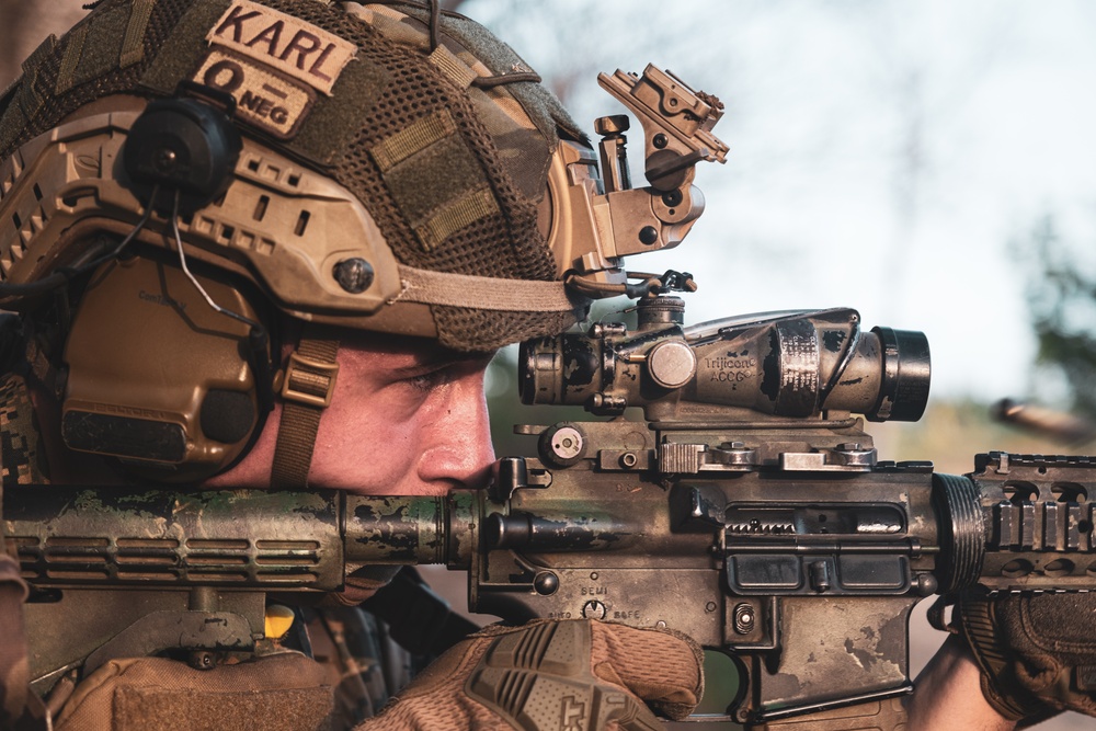 MRF-D Marines conduct live-fire range during Exercise Super Garuda Shield 2023