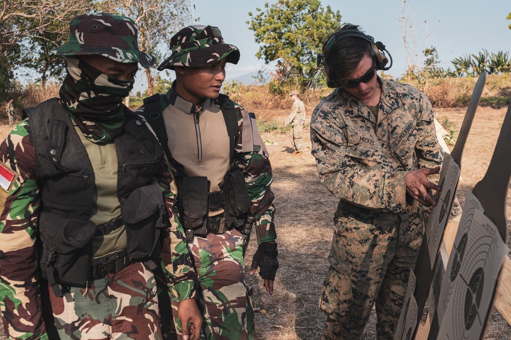 MRF-D Marines conduct live-fire range during Exercise Super Garuda Shield 2023