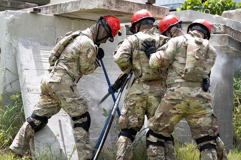 156th MDG Collective Training Exercise at Camp Santiago