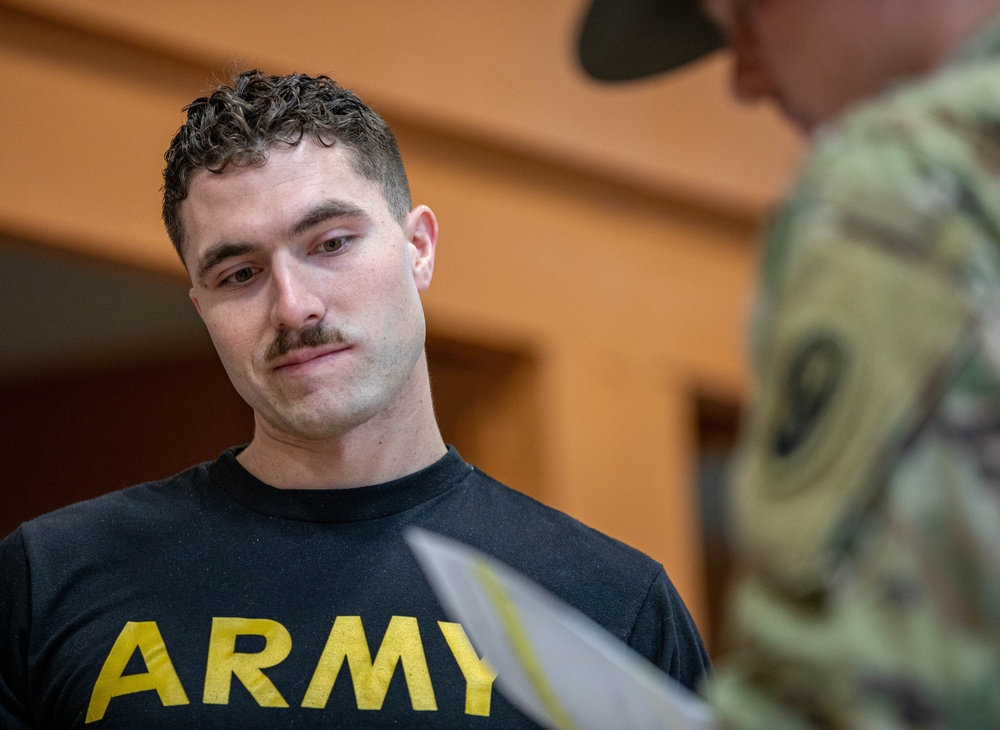 Spc. Eckstein Performs Inspection