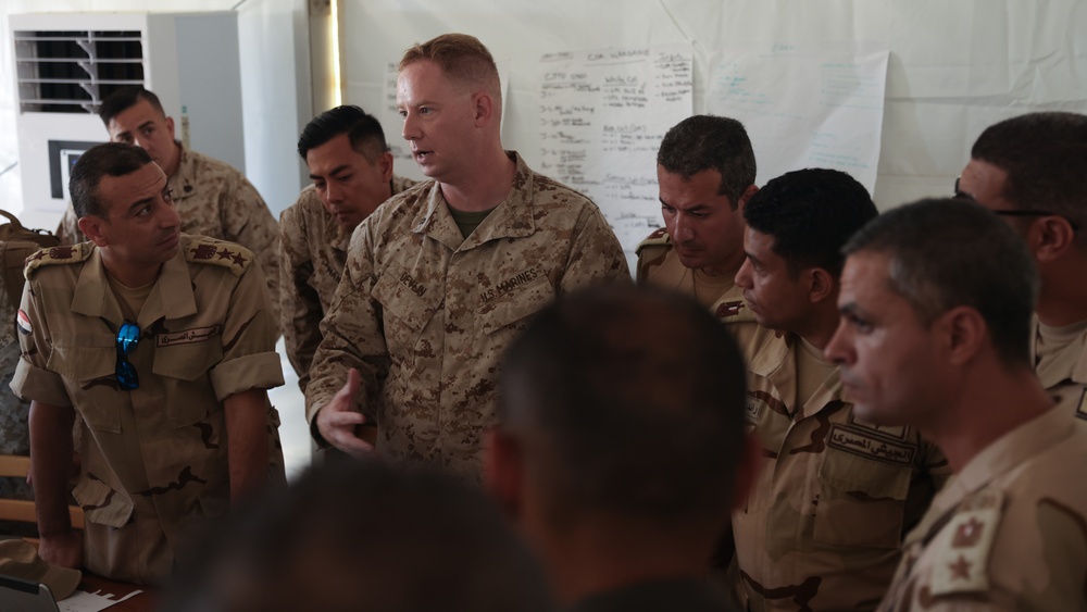 Marines, Partner Nation Service Members Participate in CJTF Command Post Exercise