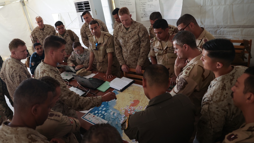 Marines, Partner Nation Service Members Participate in CJTF Command Post Exercise