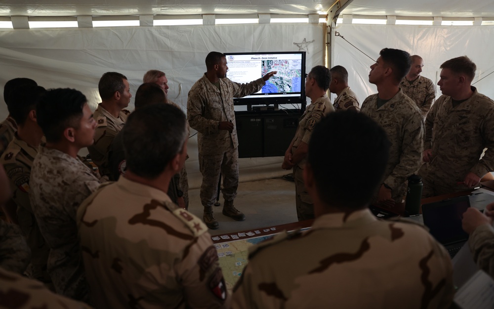 Marines, Partner Nation Service Members Participate in CJTF Command Post Exercise