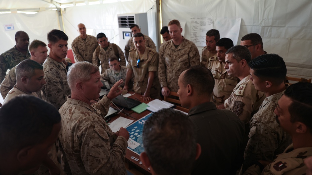 Marines, Partner Nation Service Members Participate in CJTF Command Post Exercise