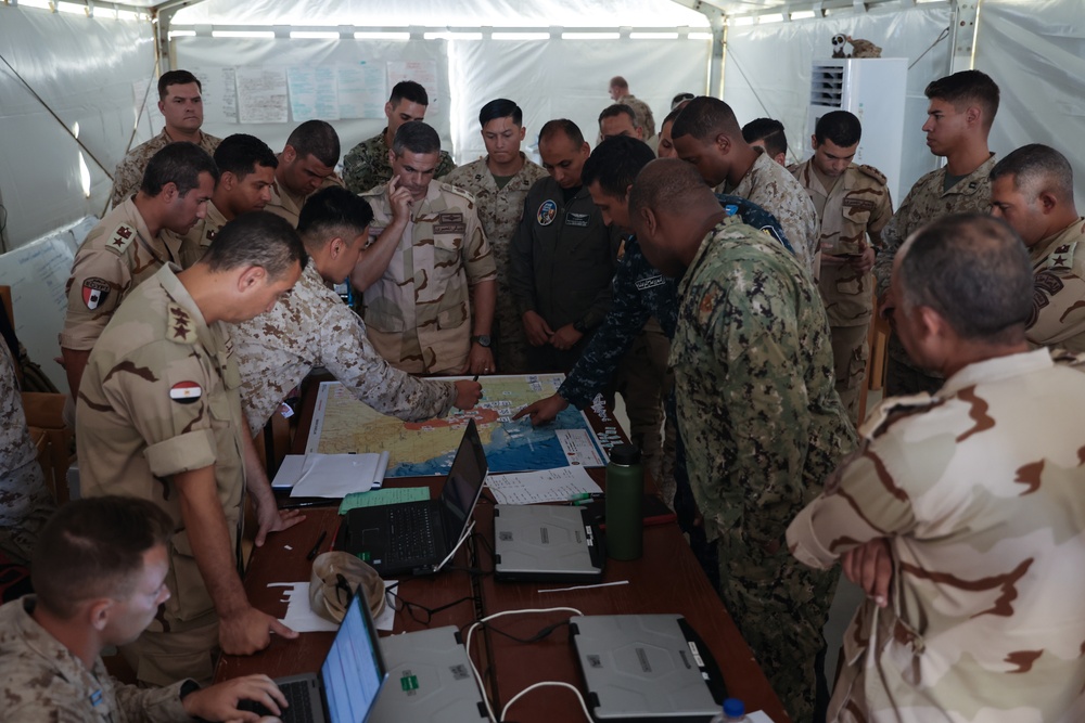 Marines, Partner Nation Service Members Participate in CJTF Command Post Exercise