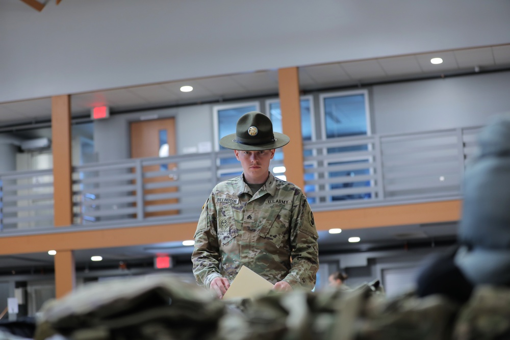 Sgt. Bradley Billington Oversees Layout