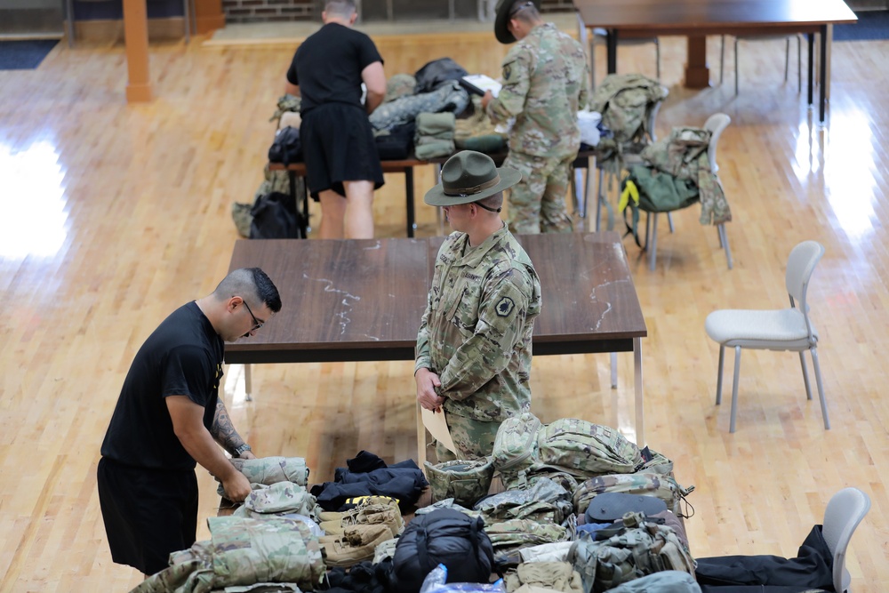 Drill Sergeants Conduct In-processing