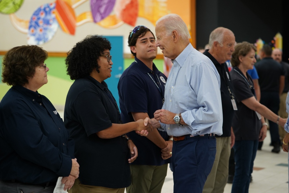 President Biden Visits Florida After Hurricane Idalia