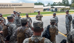 Florida State Guard arrive in Live Oak to support Florida National Guard Soldiers