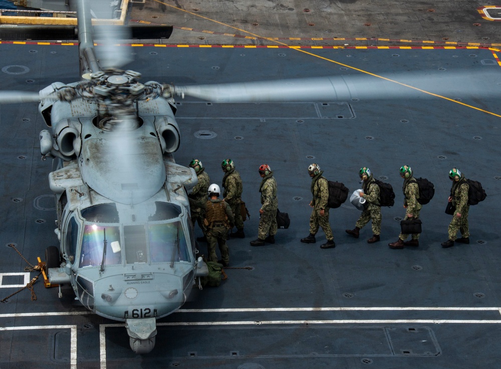 Nimitz Conducts Flight Maintenance