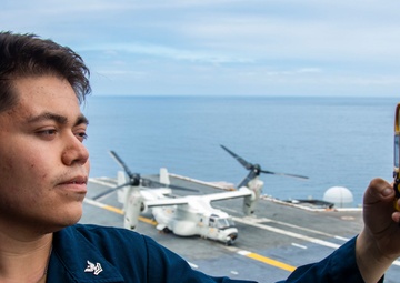 Nimitz Conducts Flight Maintenance
