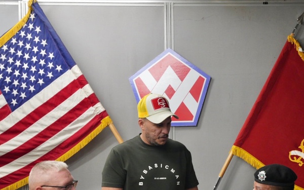 Kuwait Brig. Gen. Daheem visits 371st Sustainment Brigade, Camp Arifjan