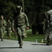 U.S. Army Reserve Best Squad Competitor perfoms the one mile run in full kit.