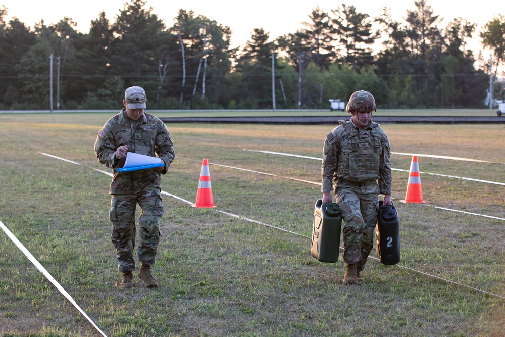 DVIDS - Images - Army Reserve Spc. Jacob Fontenot performs a water jug ...