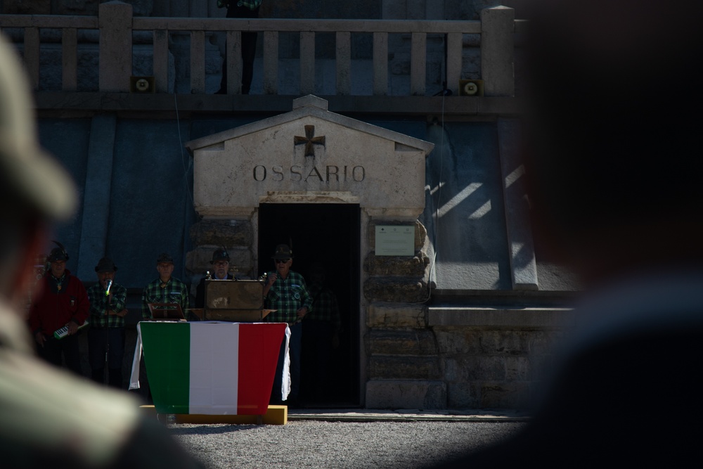 SETAF-AF Soldiers join Italian Alpini and dignitaries at Mount Pasubio WWI commemoration