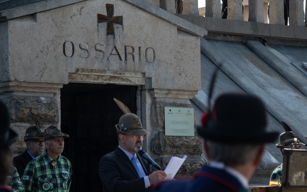 SETAF-AF Soldiers join Italian Alpini and dignitaries at Mount Pasubio WWI commemoration