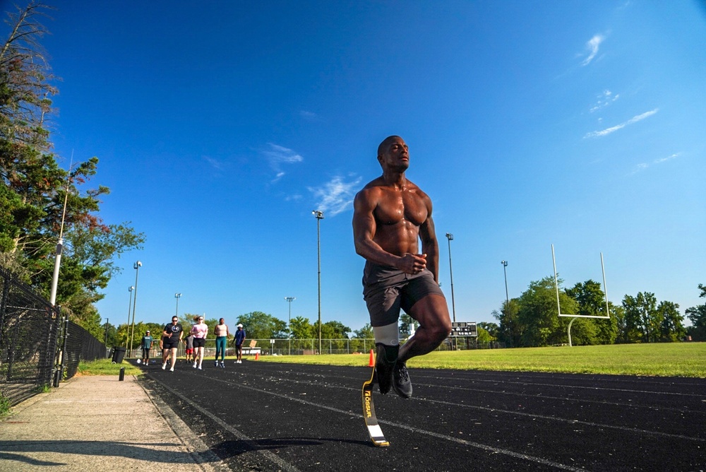 Team U.S. Invictus Training Camp | Track and Field | Kionte Storey