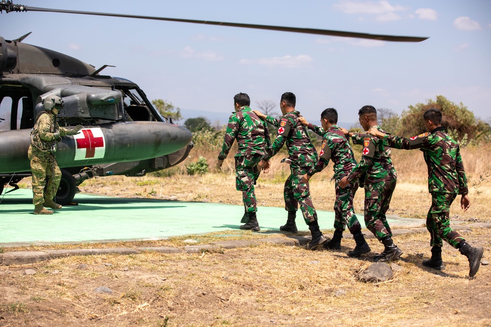 Super Garuda Shield 2023 Cold and Hot Load MEDEVAC Training