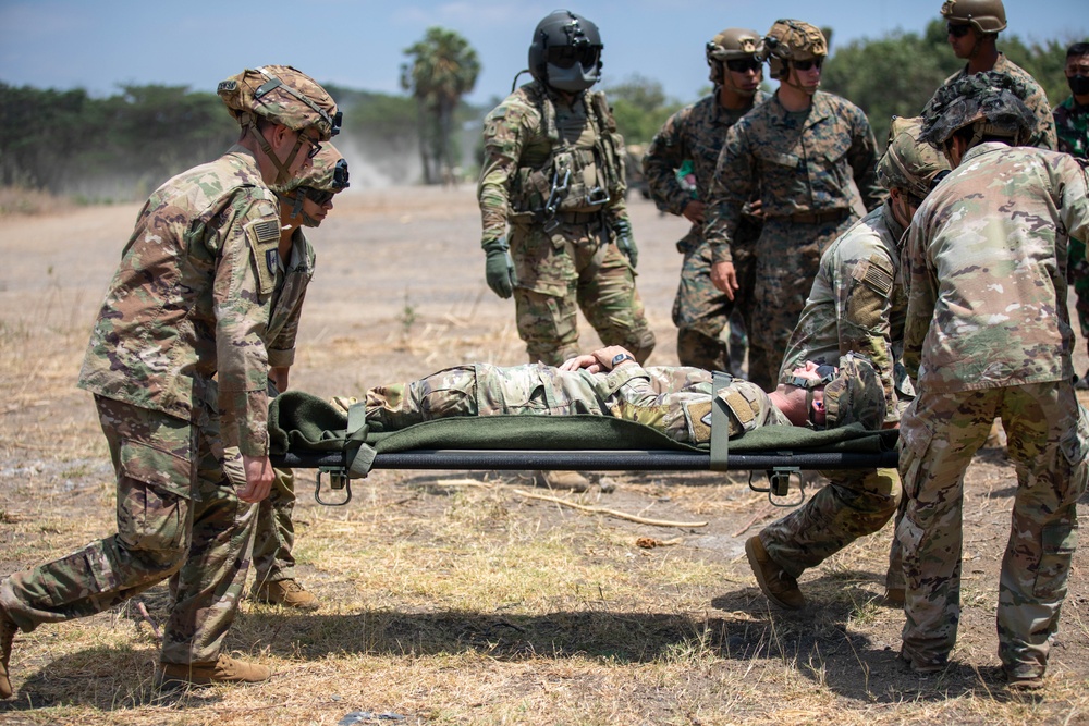 Super Garuda Shield 2023 Cold and Hot Load MEDEVAC Training