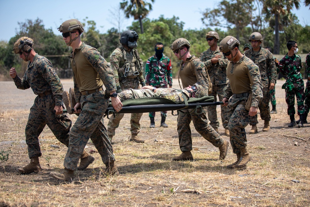 Super Garuda Shield 2023 Cold and Hot Load MEDEVAC Training