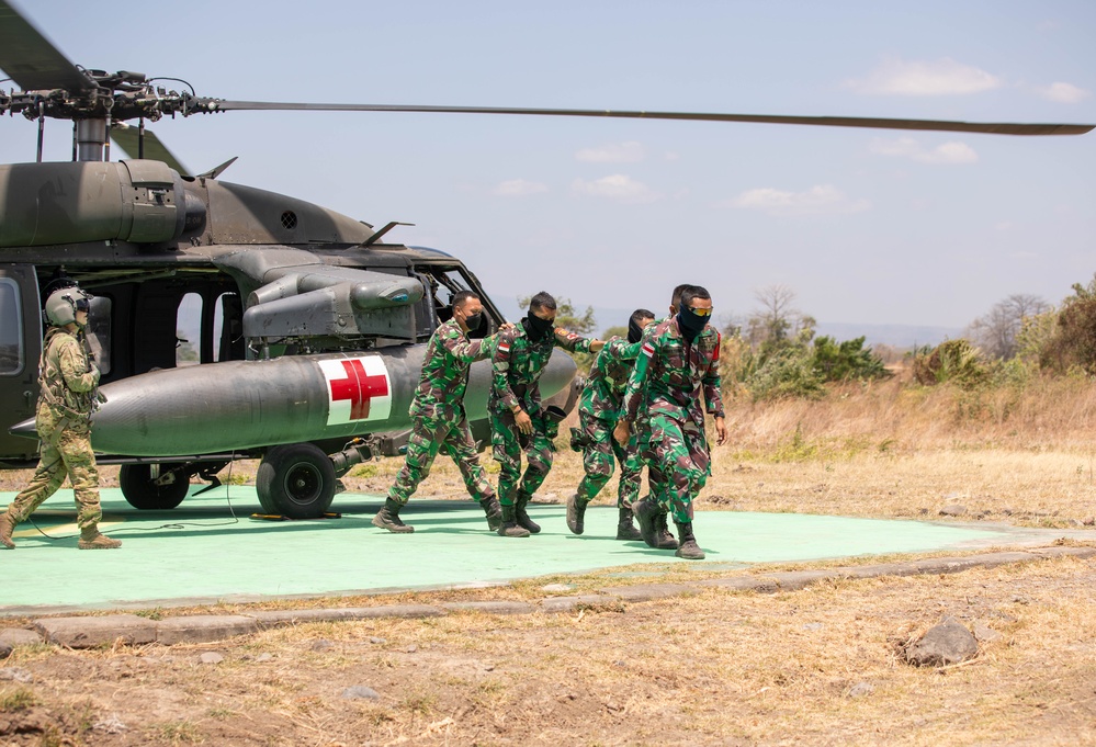 Super Garuda Shield 2023 Cold and Hot Load MEDEVAC Training