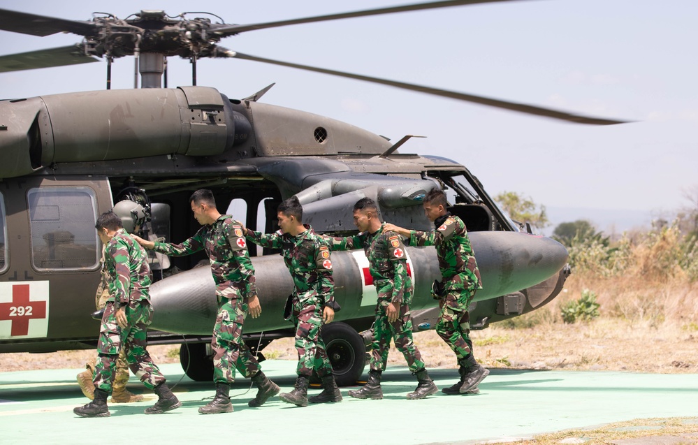 Super Garuda Shield 2023 Cold and Hot Load MEDEVAC Training