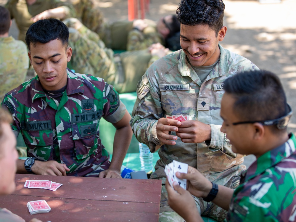 Exercise Super Garuda Shield - Game of cards