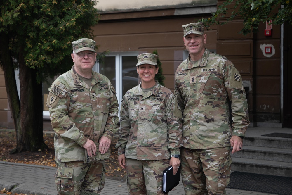 Task Force Provider hosts V Corp’s Deputy Commanding General in Poland