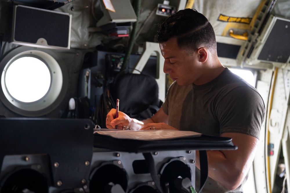 All-black Gunship crew performs flyover at Red Tails Classic